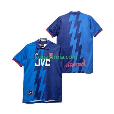 Billiga Fotbollströjor Arsenal 1995 Retro Borta tröja 1996 Kortärmad